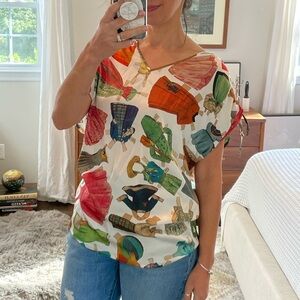 Chic Multicolor Women's Blouse